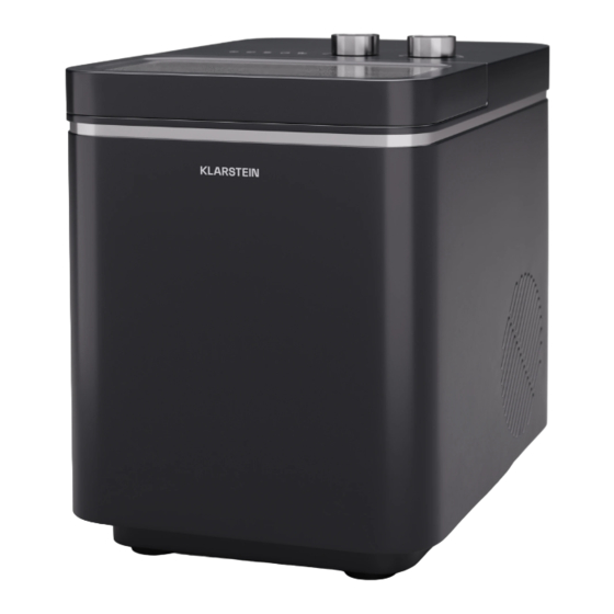Klarstein ICECRAFT 10046189 Manual