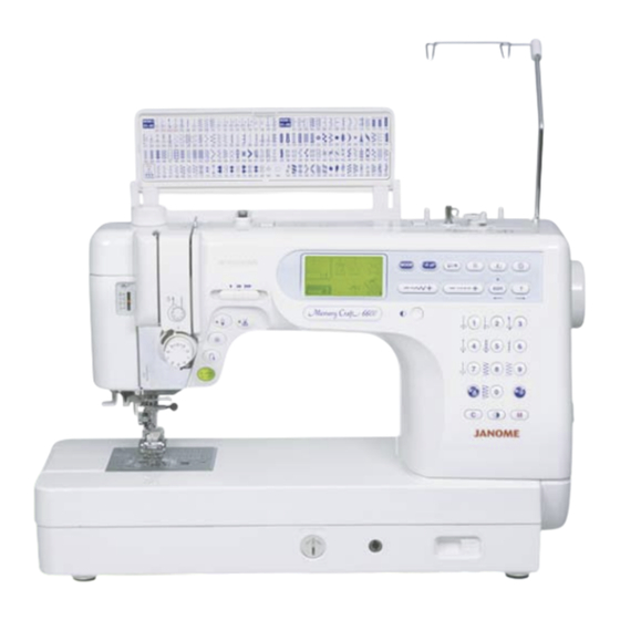 Janome MC6600P Brochure