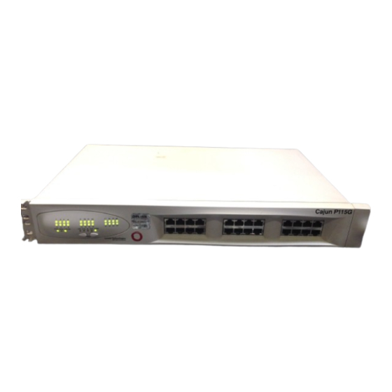 Lucent Technologies Cajun P115G Installation Manual