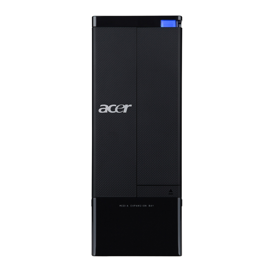 Acer Aspire X3910 Manuals