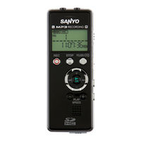 Sanyo ICR-FP600D - Digital MP3 Voice Recorder Instruction Manual