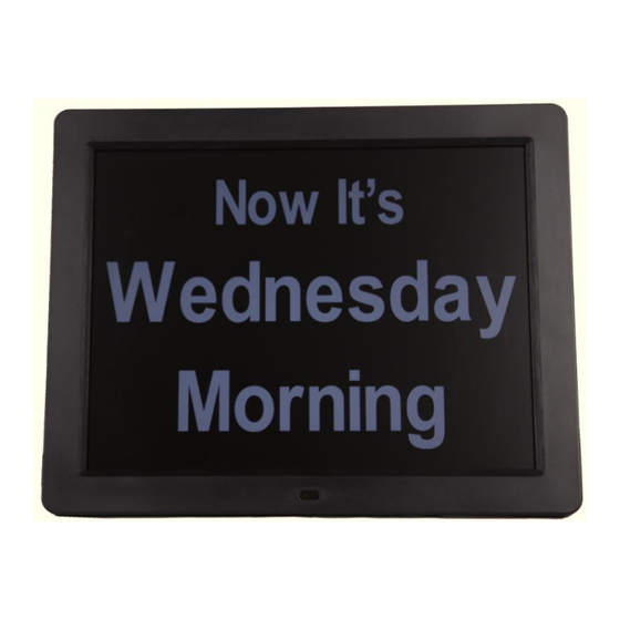 Reminder Clock Care Clock Instruction Manual