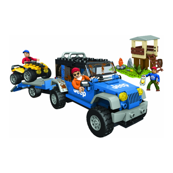 User Manuals: Mega Bloks Jeep Forest Expedition Set