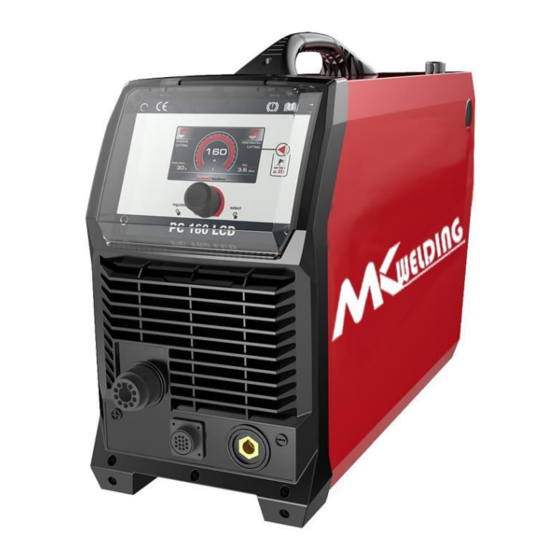 MK Welding PC 100 LCD CNC Manuals