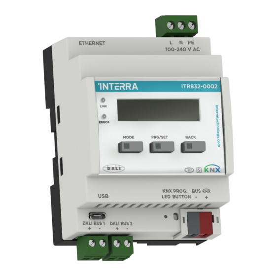 Interra ITR832-00X1 Quick Start Manual