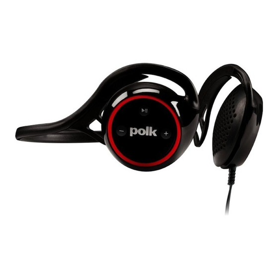 Polk Audio ULTRA FIT 2000 Manuals