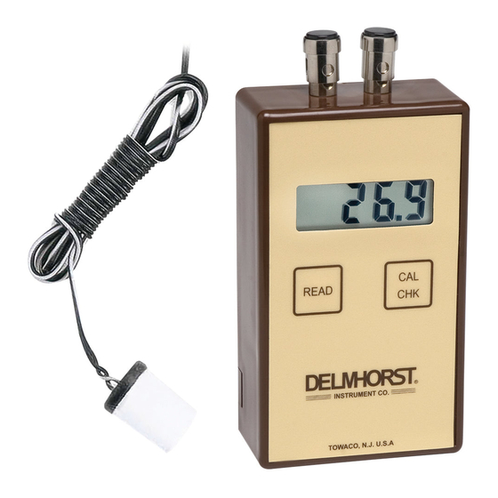 Delmhorst KS-D1 Manuals