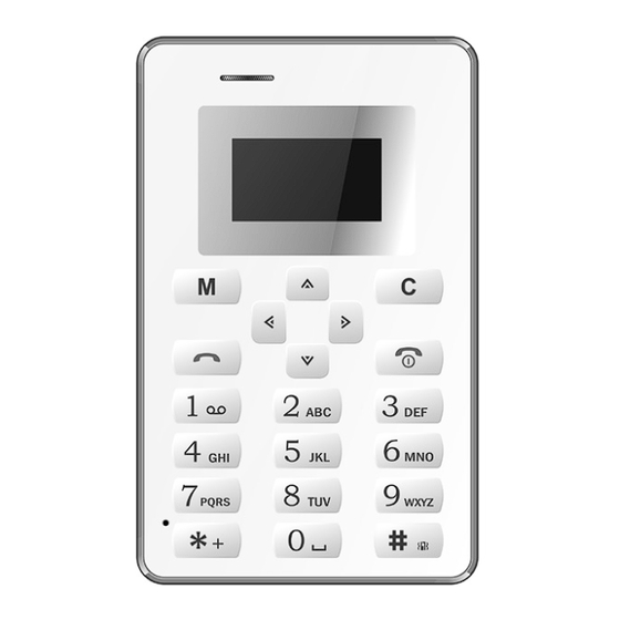 Vooni Card Phone Manuals