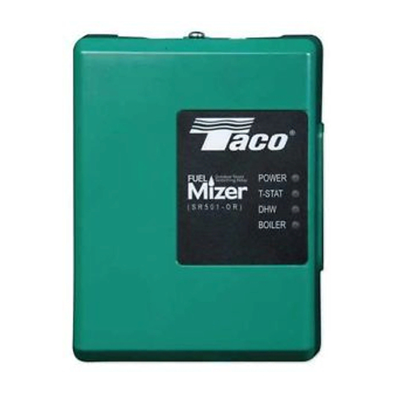 Taco FuelMizer SR501-OR-4 Instruction Sheet
