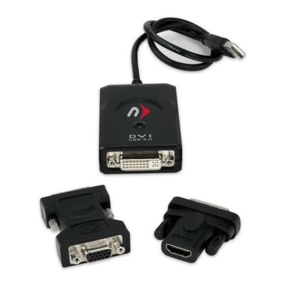 Newer Technology NewerTech USB to DVI/HDMI/VGA Video Display Adapter Quick Start Manual