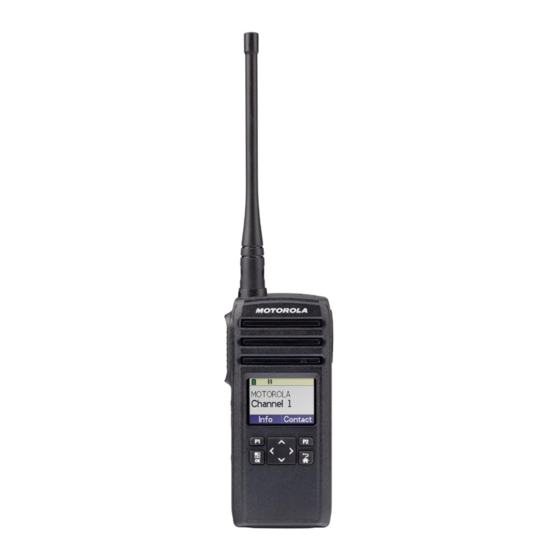 Motorola solutions DTR600 User Manual