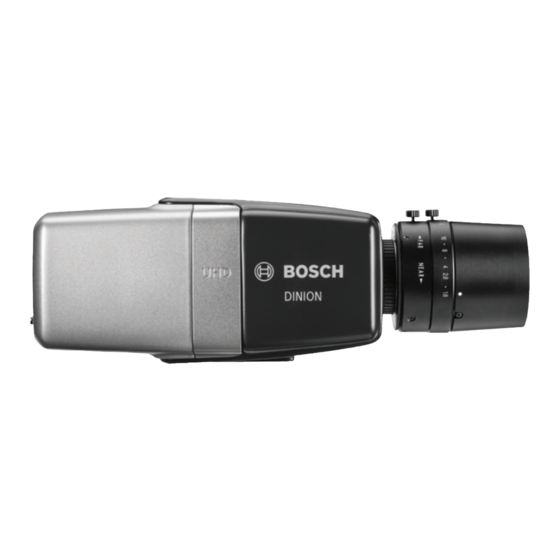 Bosch DINION IP ultra 8000 MP Quick Installation Manual
