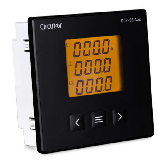 Circutor DCP-96 Aac Instruction Manual