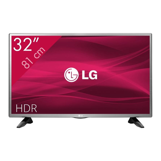 LG 32LH510B Easy Setup Manual