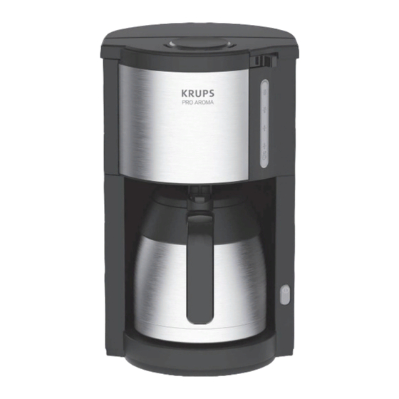 Krups PRO AROMA Manual