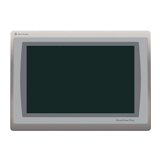 Rockwell Automation Allen-Bradley PanelView Plus 7 Performance 2711P-T 22D9P-BSHK Series User Manual