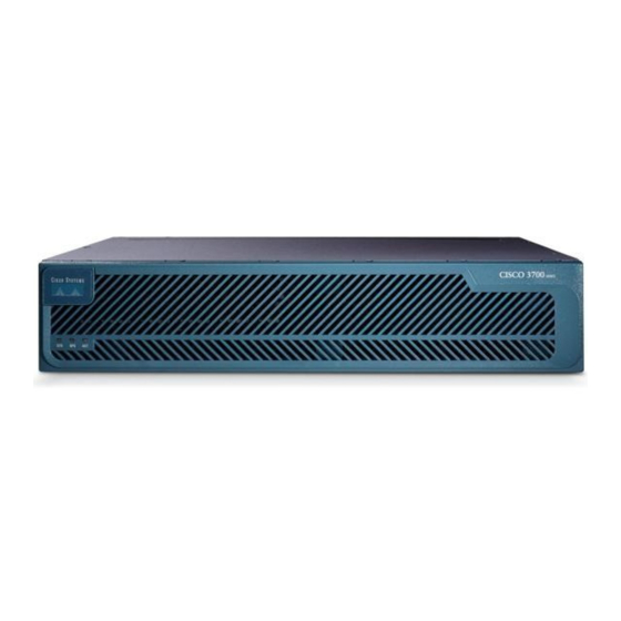 Cisco 3725 Series Installation Manual