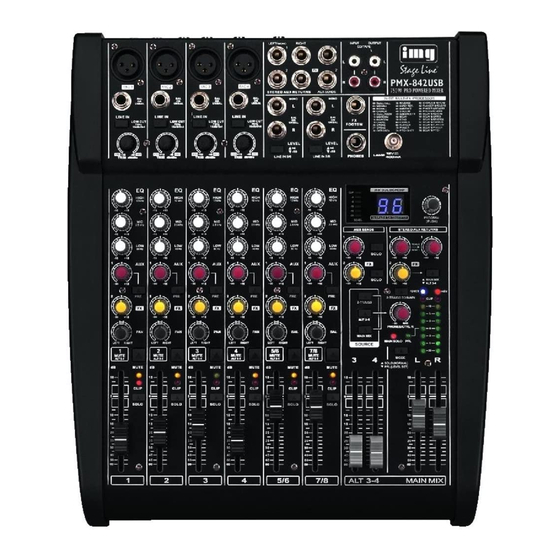 IMG STAGE LINE PMX-842USB Instruction Manual