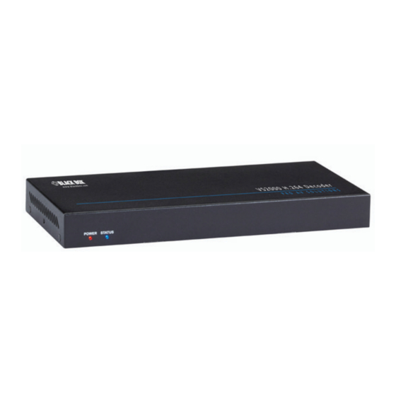 Black Box VS-2000-DEC User Manual