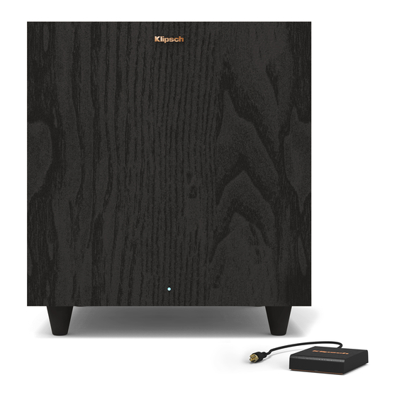 Klipsch R-80SWi User Manual