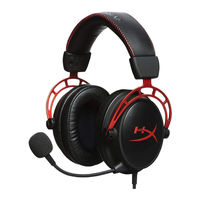 Hyperx Cloud Alpha HX-HSCA-RD User Manual