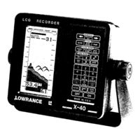 Lowrance X-40 Installating And Operation Manual