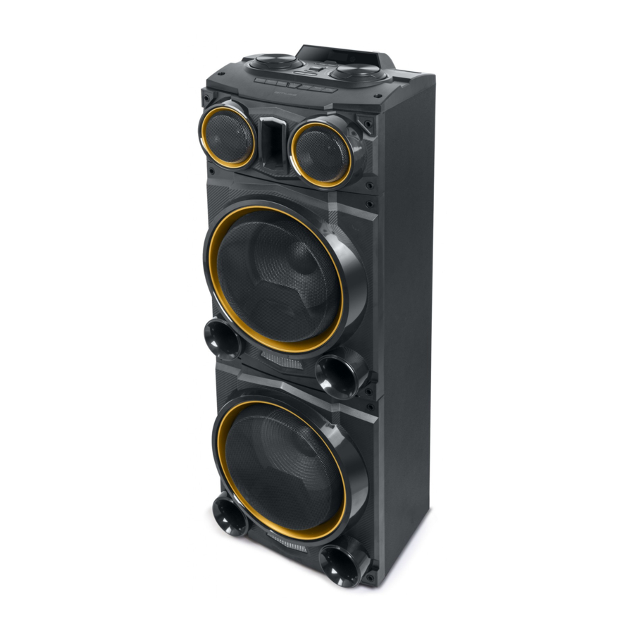 Muse M-1988 DJ - Party Bluetooth Speaker Manual