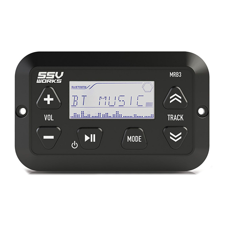 SSV Works MRB3 - Bluetooth Media Controller User Manual