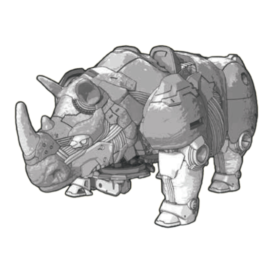 Hasbro Transformers: Rise of the Beasts RHINOX Manual