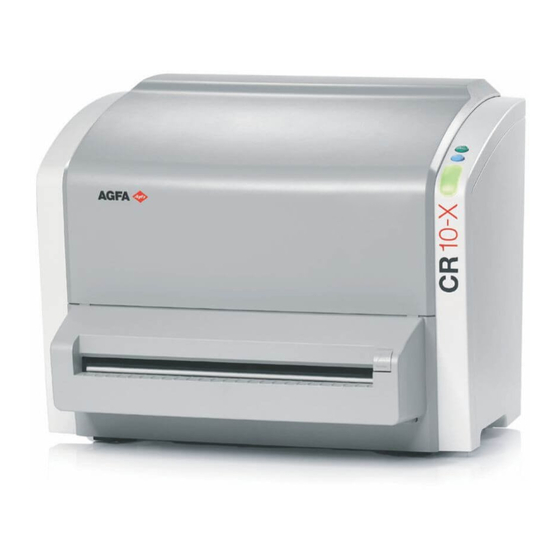 AGFA HEALTHCARE CR 10-X Service Manual