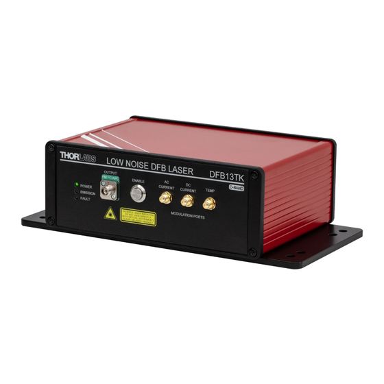 THORLABS DFB13TK User Manual