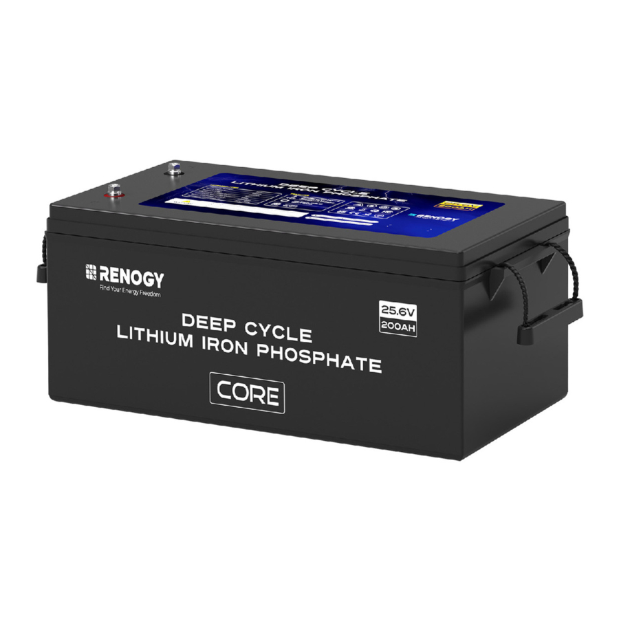 Renogy Core LT Series (RBT24200LFPSH) Manual