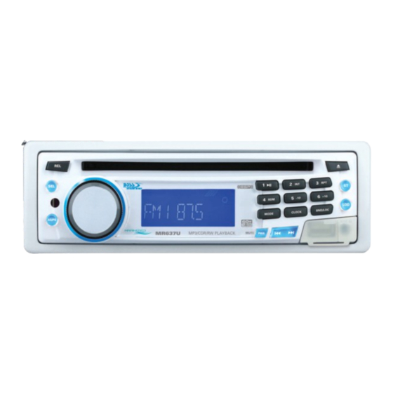 Boss Audio Systems MR637U User Manual