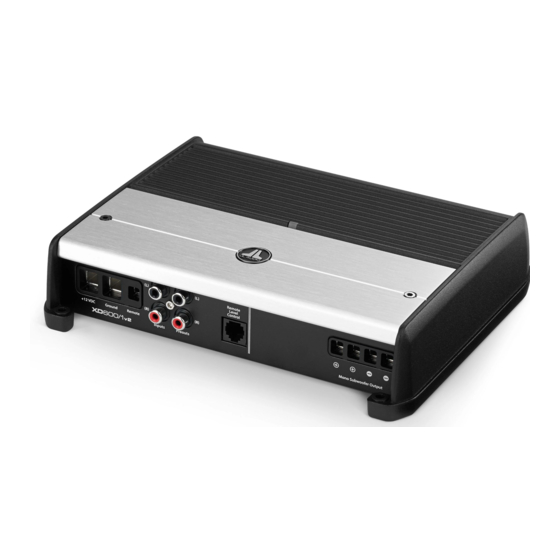 JL Audio XD600/1 Owner's Manual