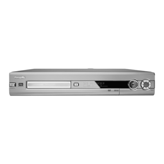 Philips DVDR70 Specifications