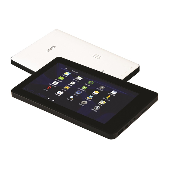 User Manuals: Vivax TPC-7120 Tablet computer