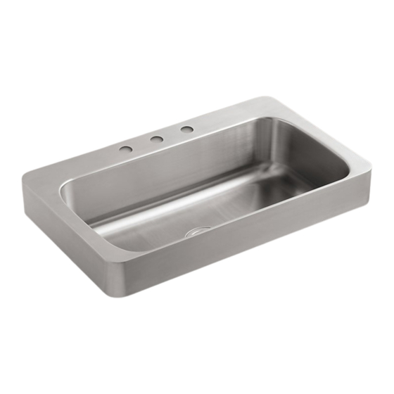 Kohler K-3084 Installation Manual