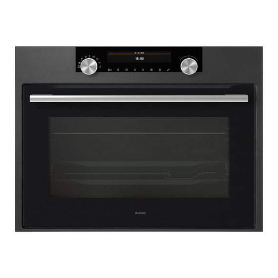 Asko OP8687 Instructions For Use Manual