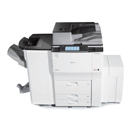 Gestetner 6002 Copy Reference Manual