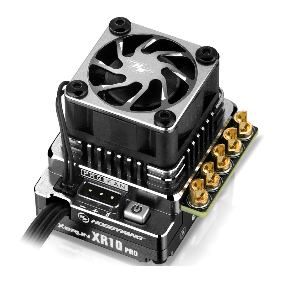 Hobbywing XERUN XR10 Pro G2 - Brushless Speed Controller Manual