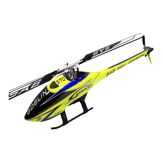 SAB Heli Division Goblin 570 Sport Manual
