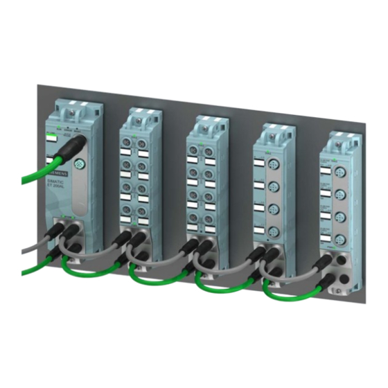 Siemens SIMATIC ET 200AL System Manual