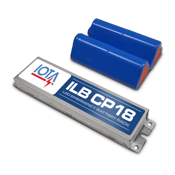 IOTA ILB CP18 HE CW LP64 Instruction Manual