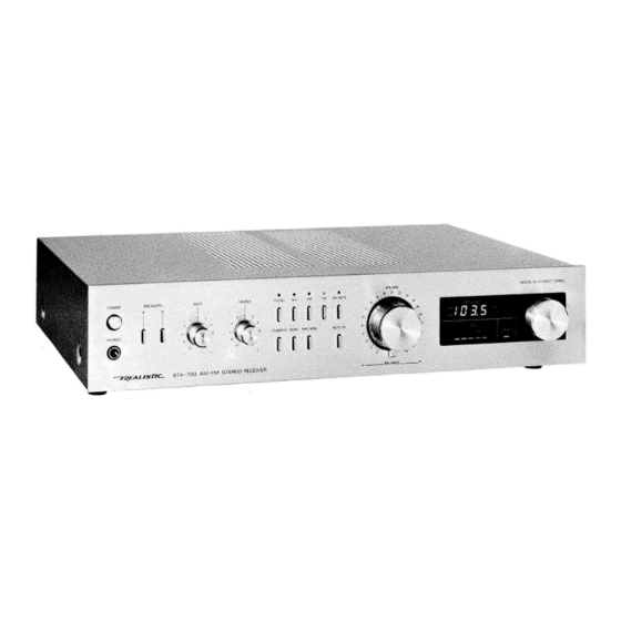 Stereo Receiver realistic sta-730 am/fm stereo receiver online