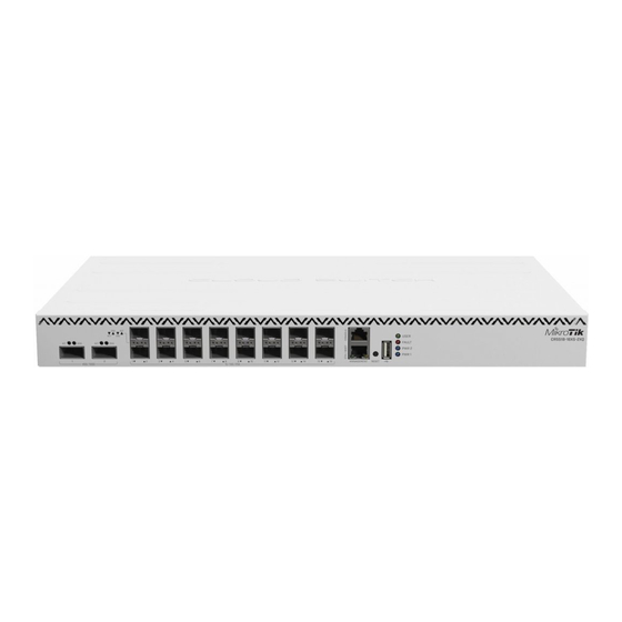 MikroTik CRS518-16XS-2XQ-RM Quick Manual