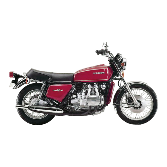 Honda GL1000 Owner's Manual
