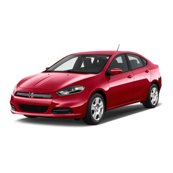 Dodge 2016 Dart Owner's Manual