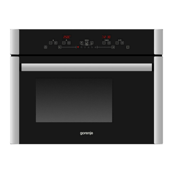 Gorenje BOC 6322 AX Instructions For Use And Installation