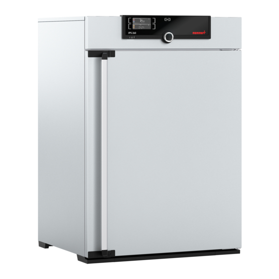 Memmert IPP Series Cooled Incubators Manuals