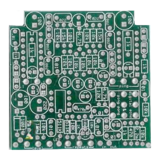 BYOC Digital Echo & Ping Pong Kit Instructions Manual